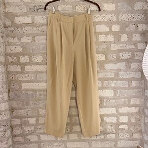 Oak + Fort pleated tapered slacks